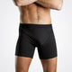 Shreddies Men's Support Boxers in black is both fart-filtering and comfortable. Made with activated carbon cloth to absorb and eliminate flatulence odors, Shreddies underwear offers freedom for sufferers of IBS, Crohn’s disease, colitis, dyspepsia, gastritis, food intolerances and other bowel & digestive disorders.